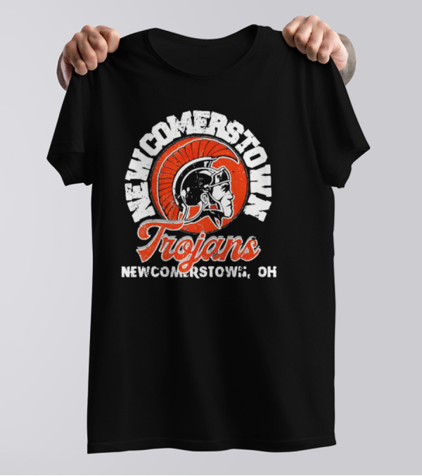 Newcomerstown Trojans Newcomerstown OH Helmet Emblem T-Shirt