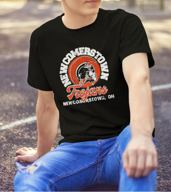 Newcomerstown Trojans Newcomerstown OH Helmet Emblem T-Shirt