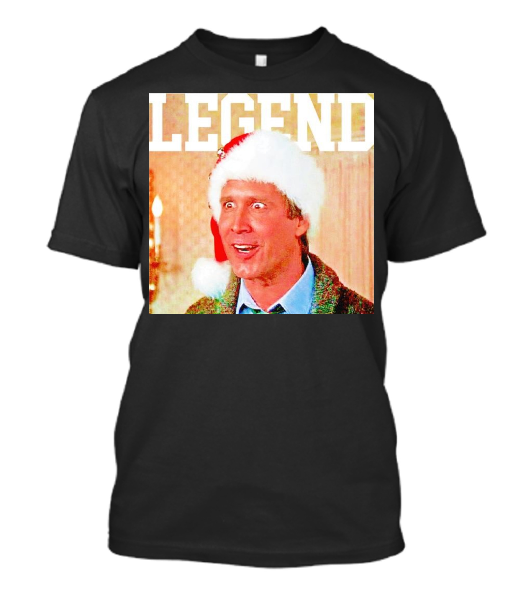 Legend Clark Griswold Santa Hat Iconic Movie Character T-Shirt