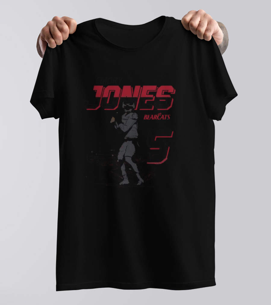 Emory Jones Cincinnati Bearcats Stadium 5 T-Shirt