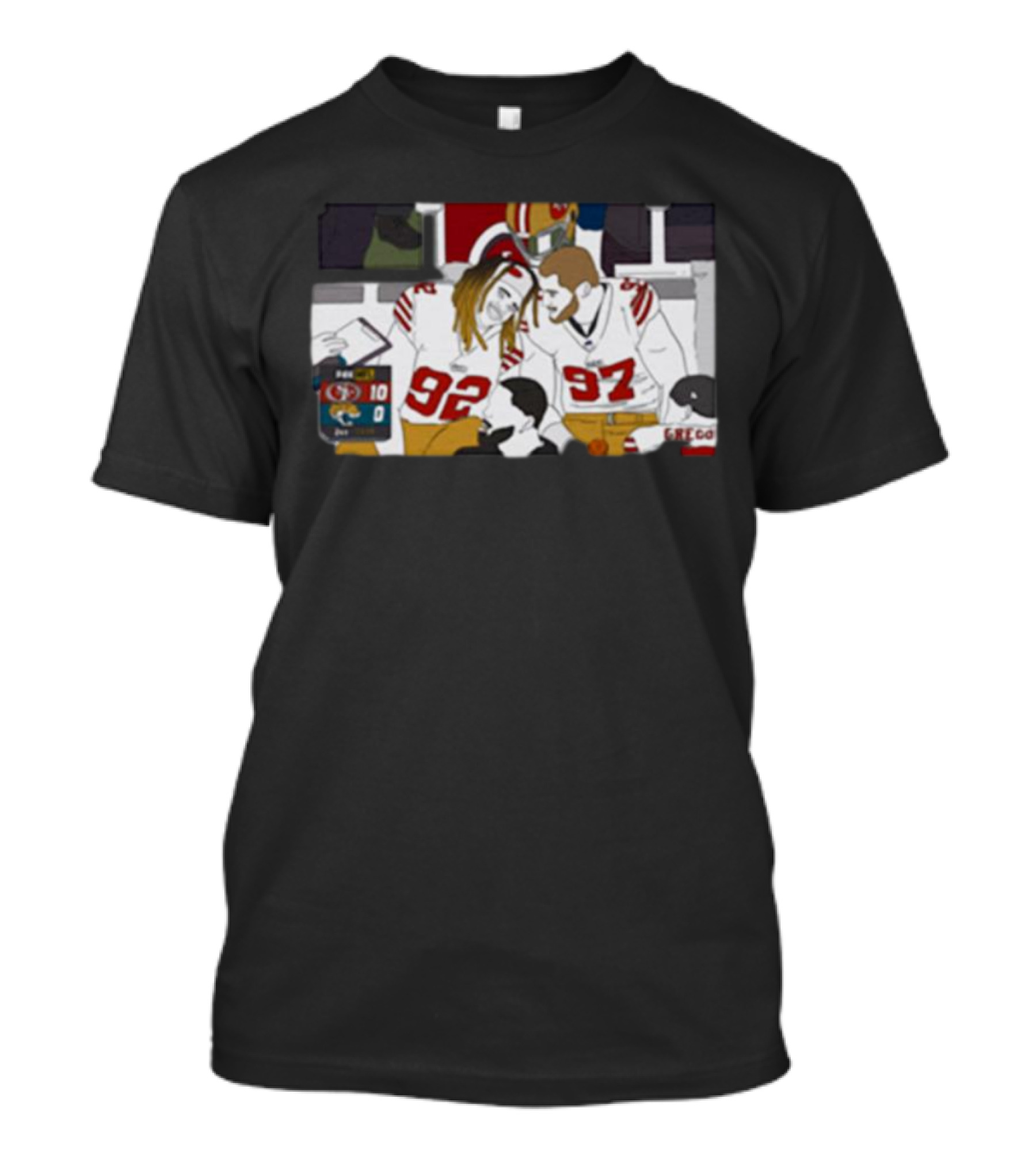 San Francisco 49ers Bromance Young And Bosa Football Friends T-Shirt