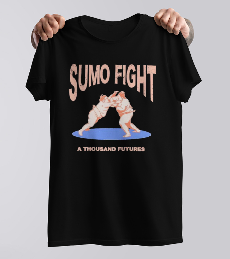Sumo Fight A Thousand Futures Wrestling Match Iconic T-Shirt