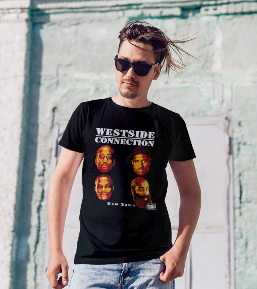 Westside Connection Bow Down Album Cover Featuring Faces T-Shirt