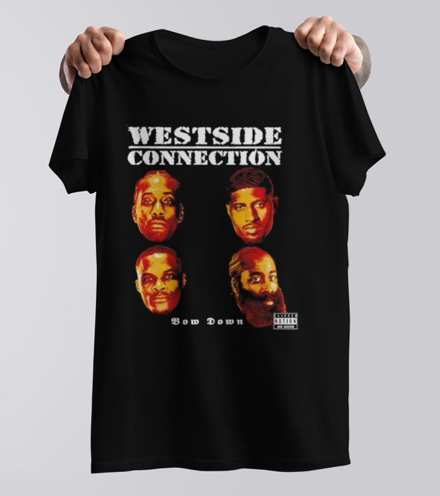 Westside Connection Bow Down Album Cover Featuring Faces T-Shirt