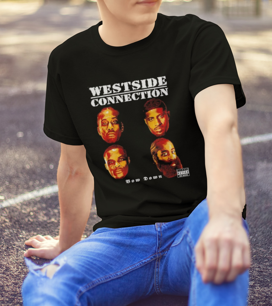 Westside Connection Bow Down Album Cover Featuring Faces T-Shirt