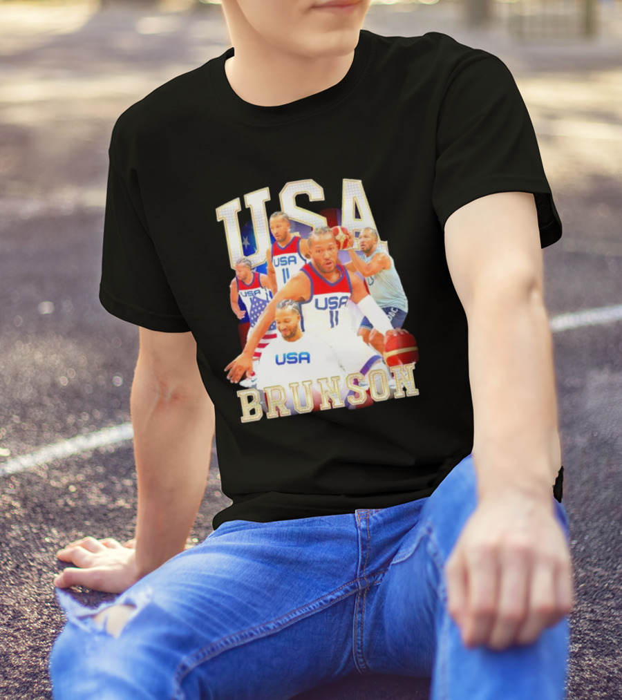 USA Brunson Basketball FIBA T-Shirt