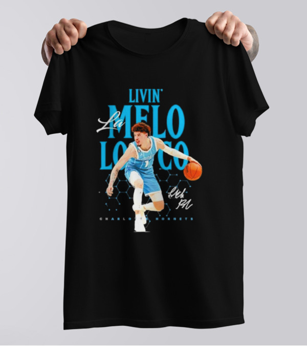 Livin' La Melo Loco Charlotte Hornets Signature T-Shirt