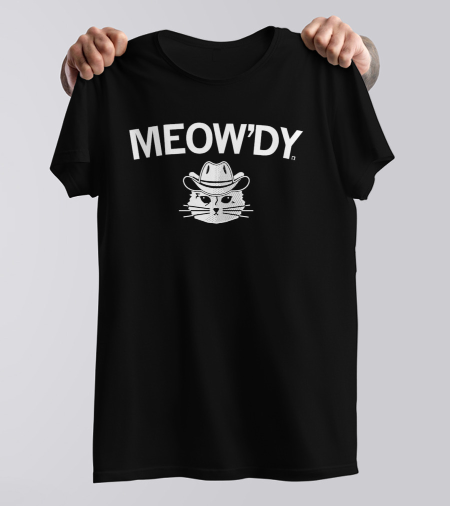 Meow'dy Cat Cowboy Hat T-Shirt