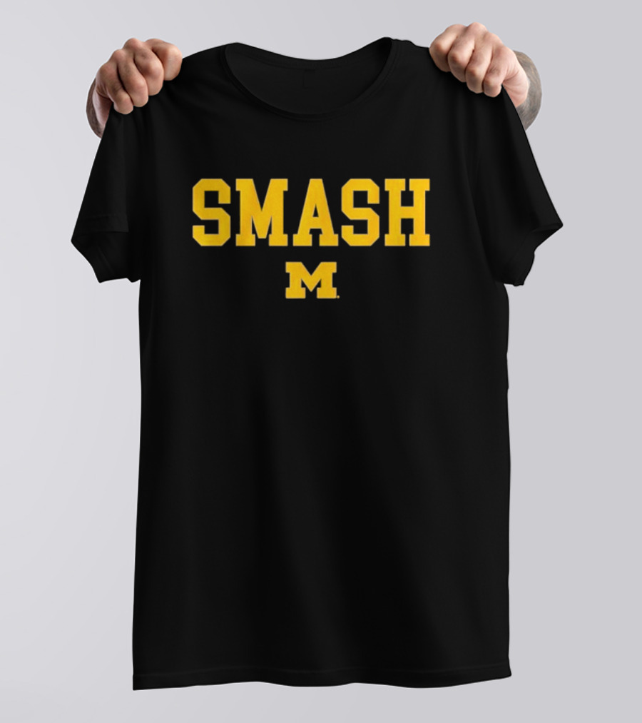 SMASH M Michigan Football T-Shirt