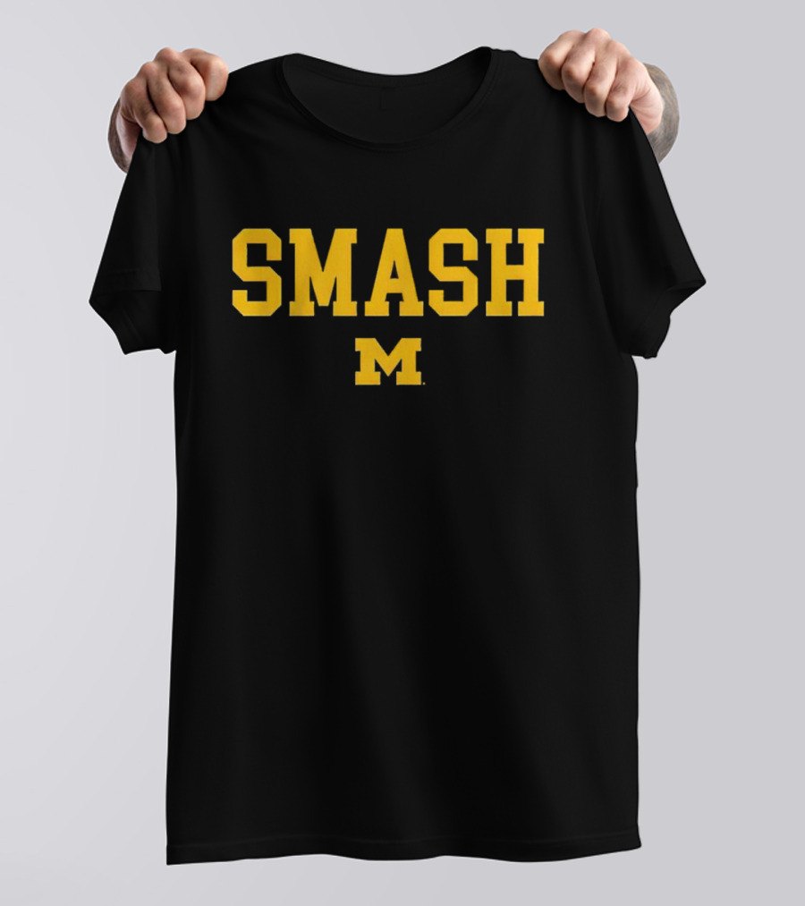 Michigan Wolverines Smash M T-Shirt