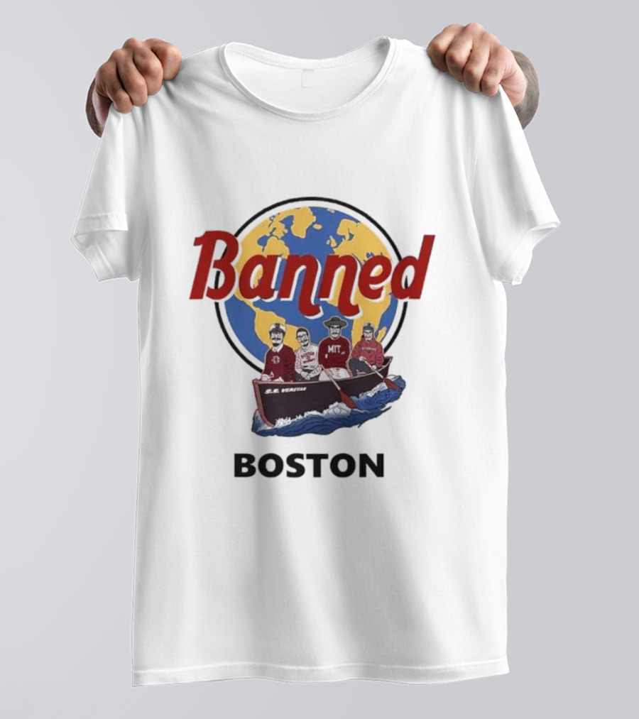 Banned Boston World Traveler Silhouette Adventure T-Shirt