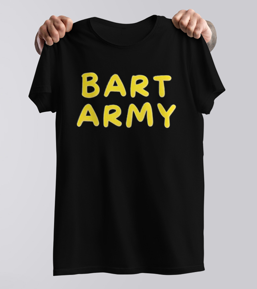 Bart Army Bart Simpson T-Shirt
