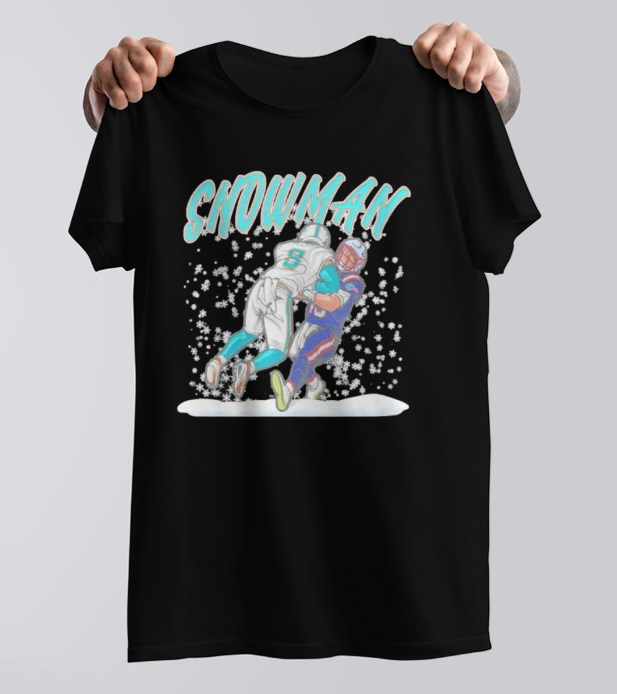 SNOWMAN Jevon Holland Tackle Football Action Scene T-Shirt