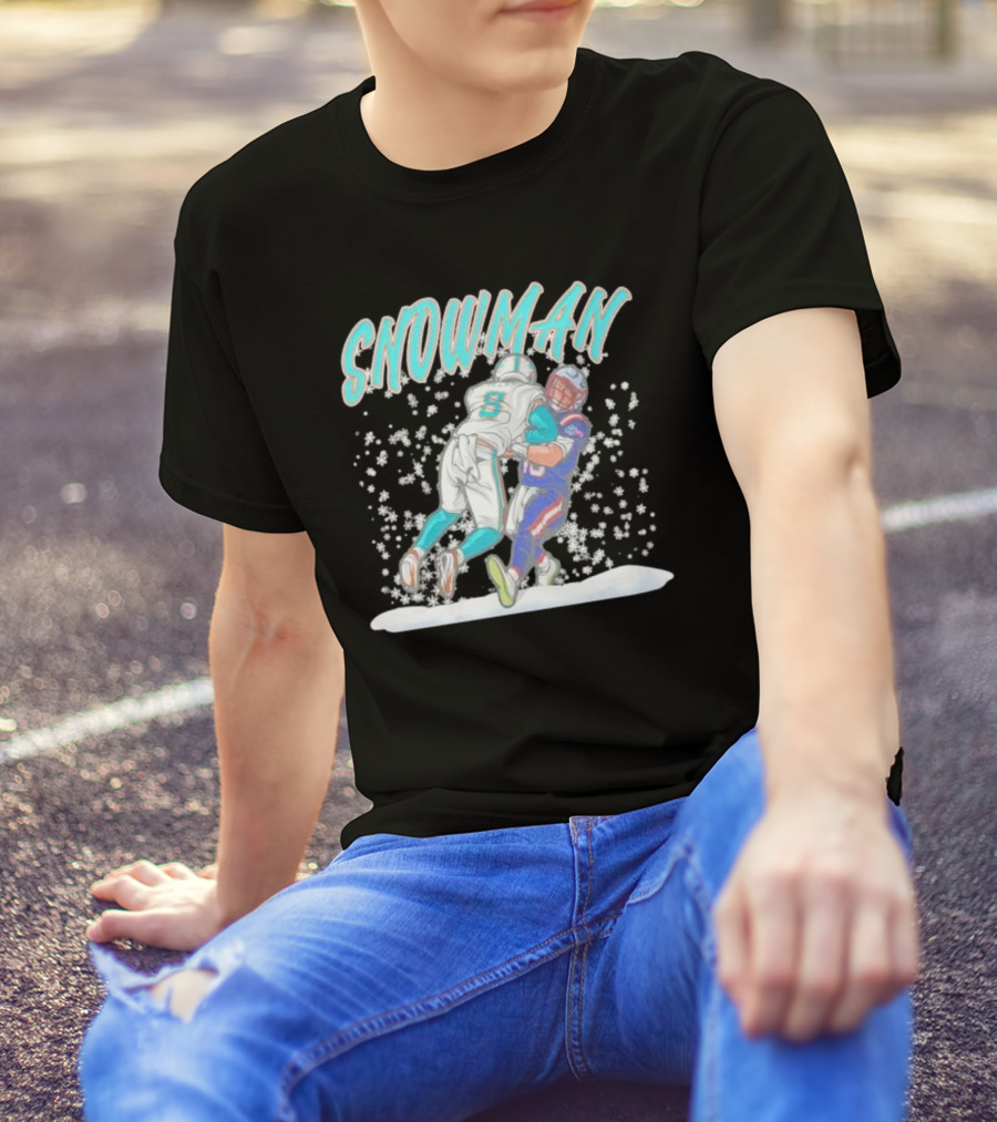 SNOWMAN Jevon Holland Tackle Football Action Scene T-Shirt