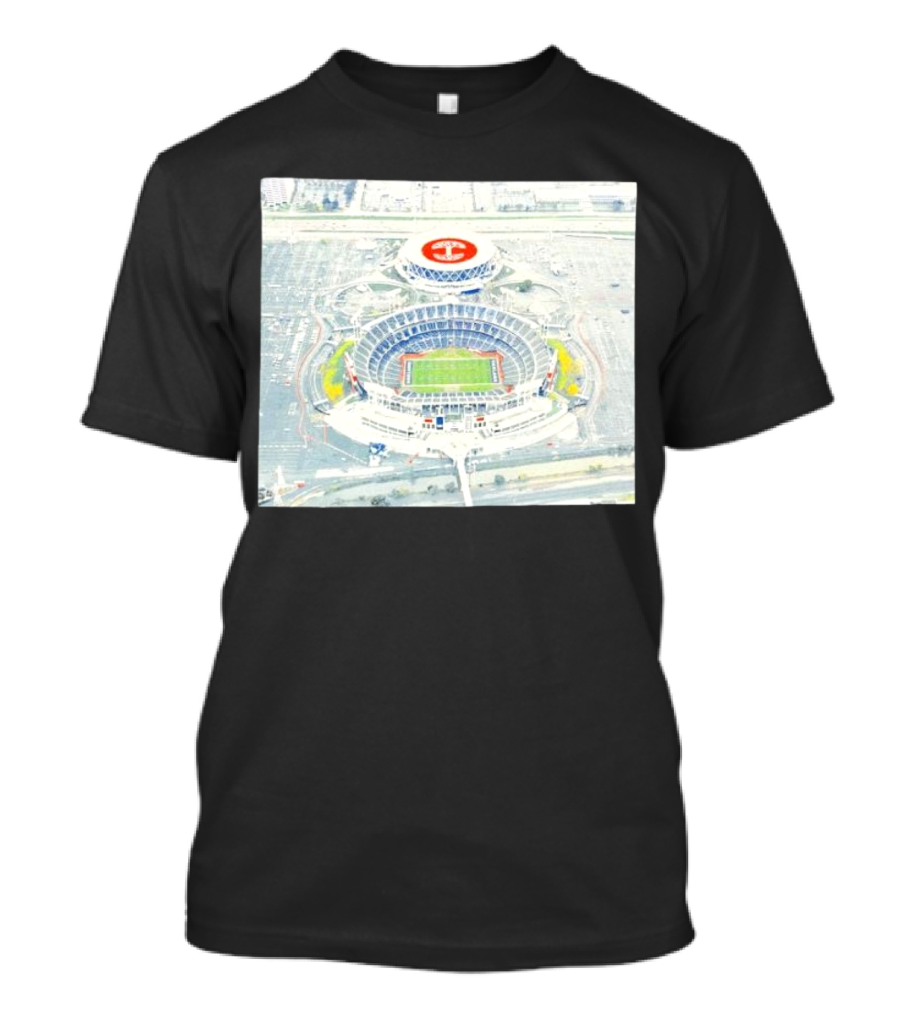 Oakland Alameda County Coliseum Complex Aerial View T-Shirt