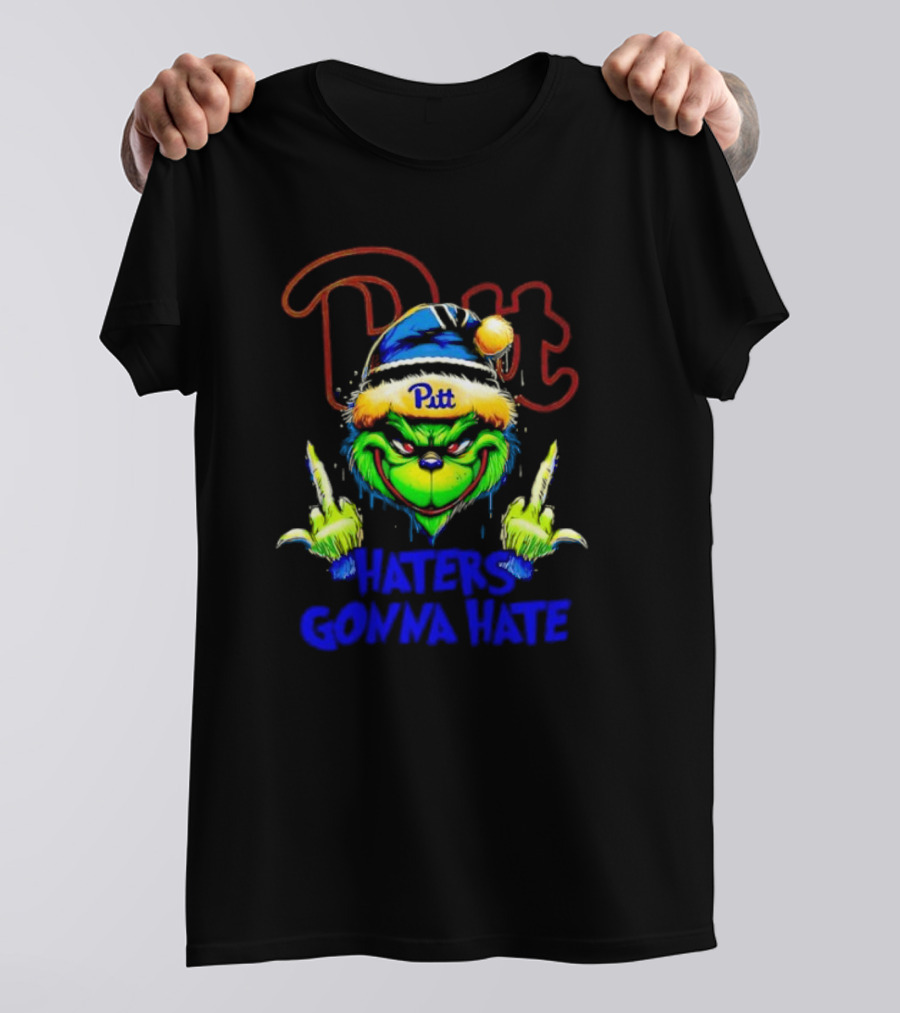 Pittsburgh Panthers Grinch Pitt Haters Gonna Hate T-Shirt