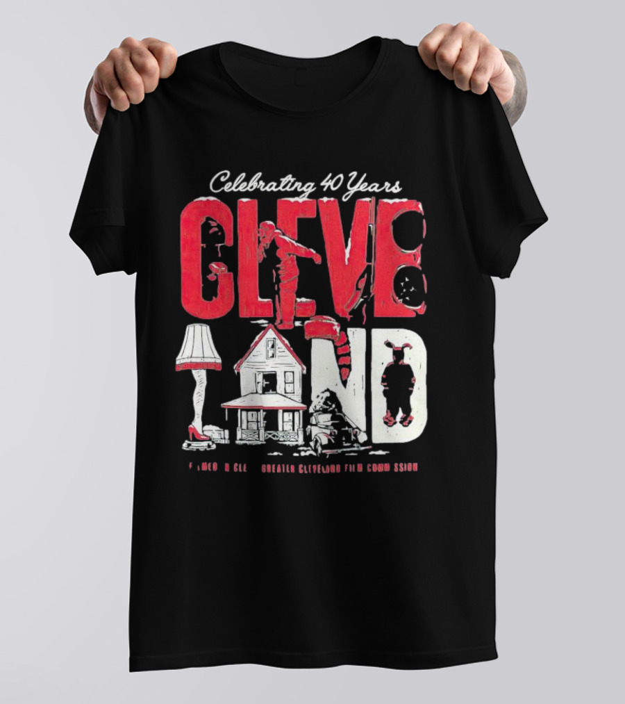 Celebrating 40 Years Cleveland Greater Cleveland Film Commission T-Shirt