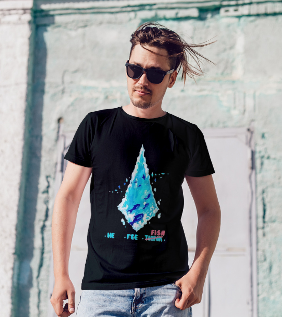 He Feel Fish Iceberg T-Shirt
