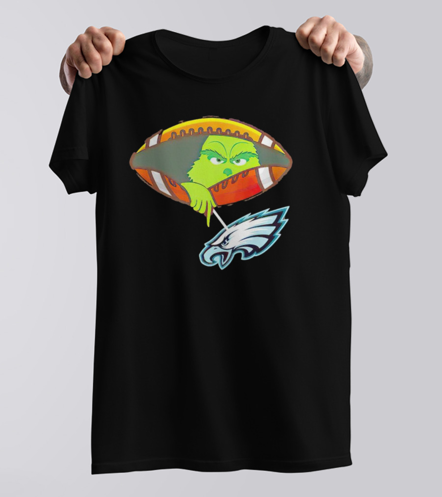 Grinch Ew Philadelphia Eagles Football T-Shirt