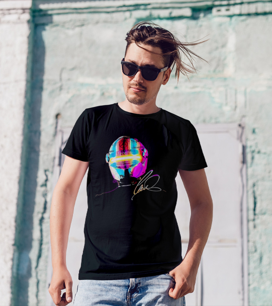 Lewis Hamilton Rainbow Signature Helmet T-Shirt