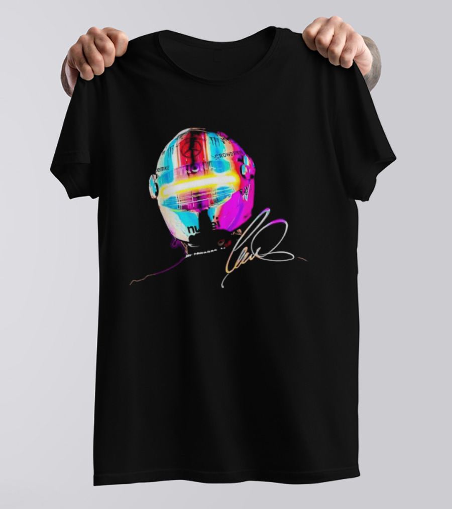 Lewis Hamilton Rainbow Signature Helmet T-Shirt