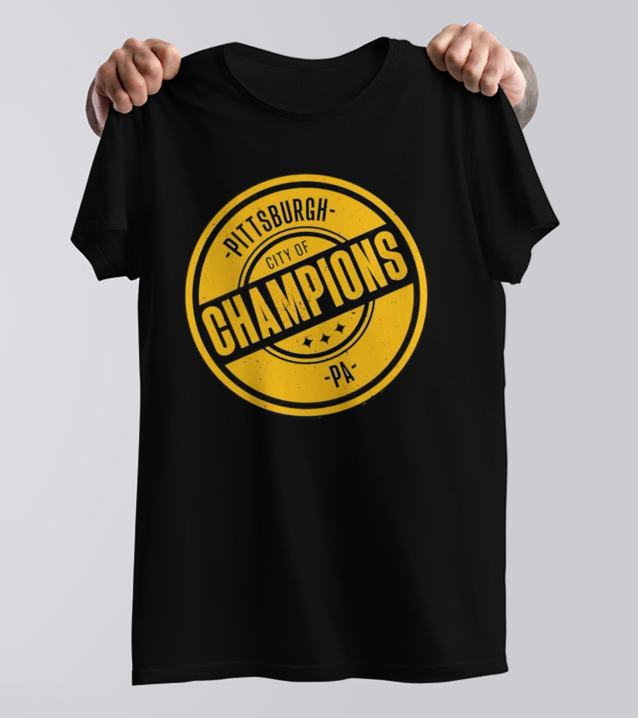 Pittsburgh City Of Champions Emblem PA T-Shirt