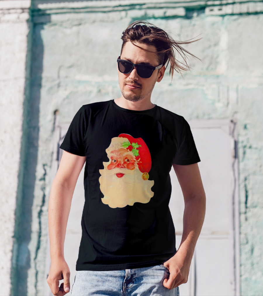 Santa Claus Vintage 1960s Christmas Nostalgia T-Shirt