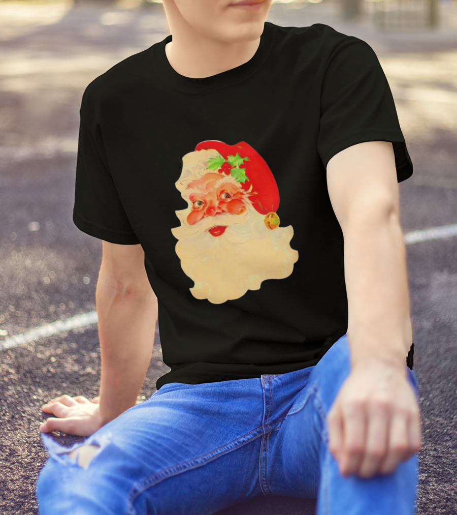 Santa Claus Vintage 1960s Christmas Nostalgia T-Shirt