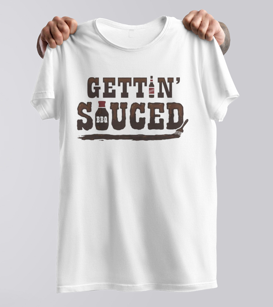 GETTIN’ BOOZE BBQ SAUCED T-Shirt