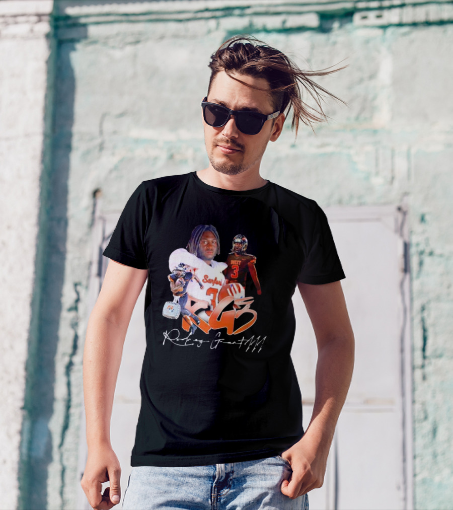 Rockey Grant RG3 Sanford Heavy 3 Football T-Shirt
