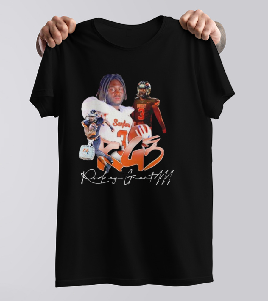 Rockey Grant RG3 Sanford Heavy 3 Football T-Shirt