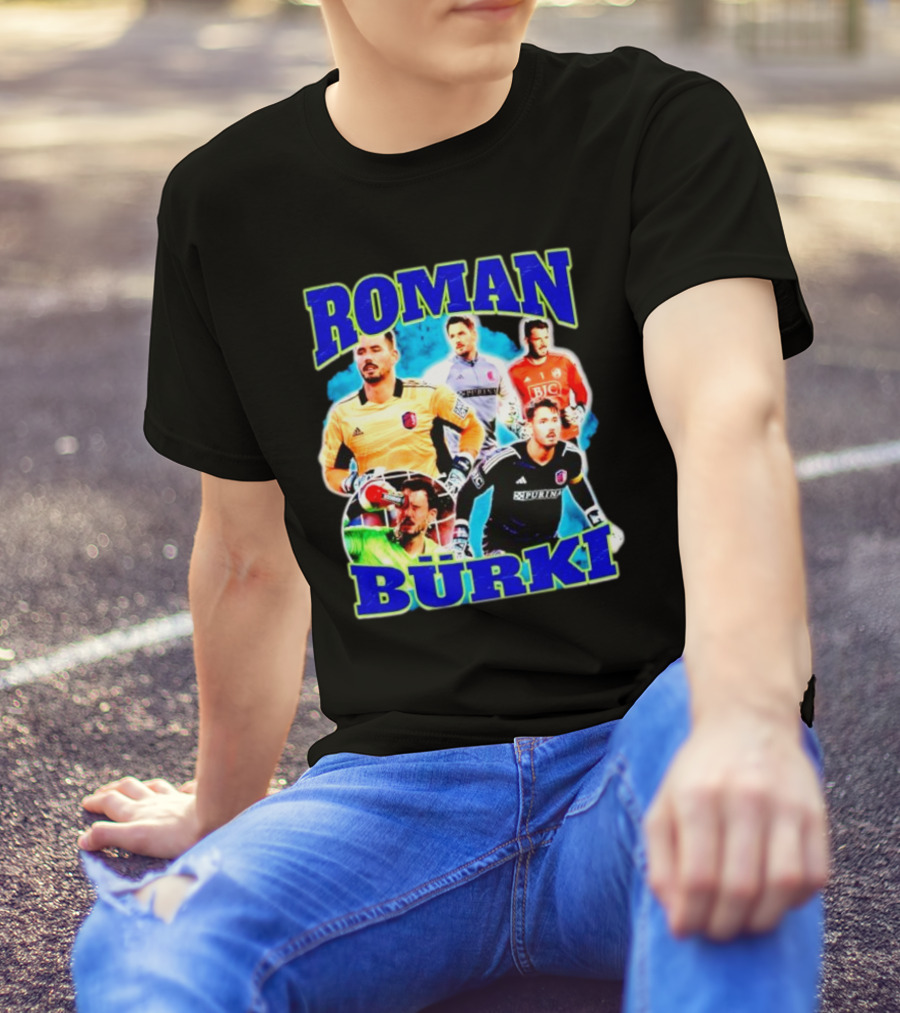 Roman Bürki Soccer Goalkeeper Collage Bootleg T-Shirt