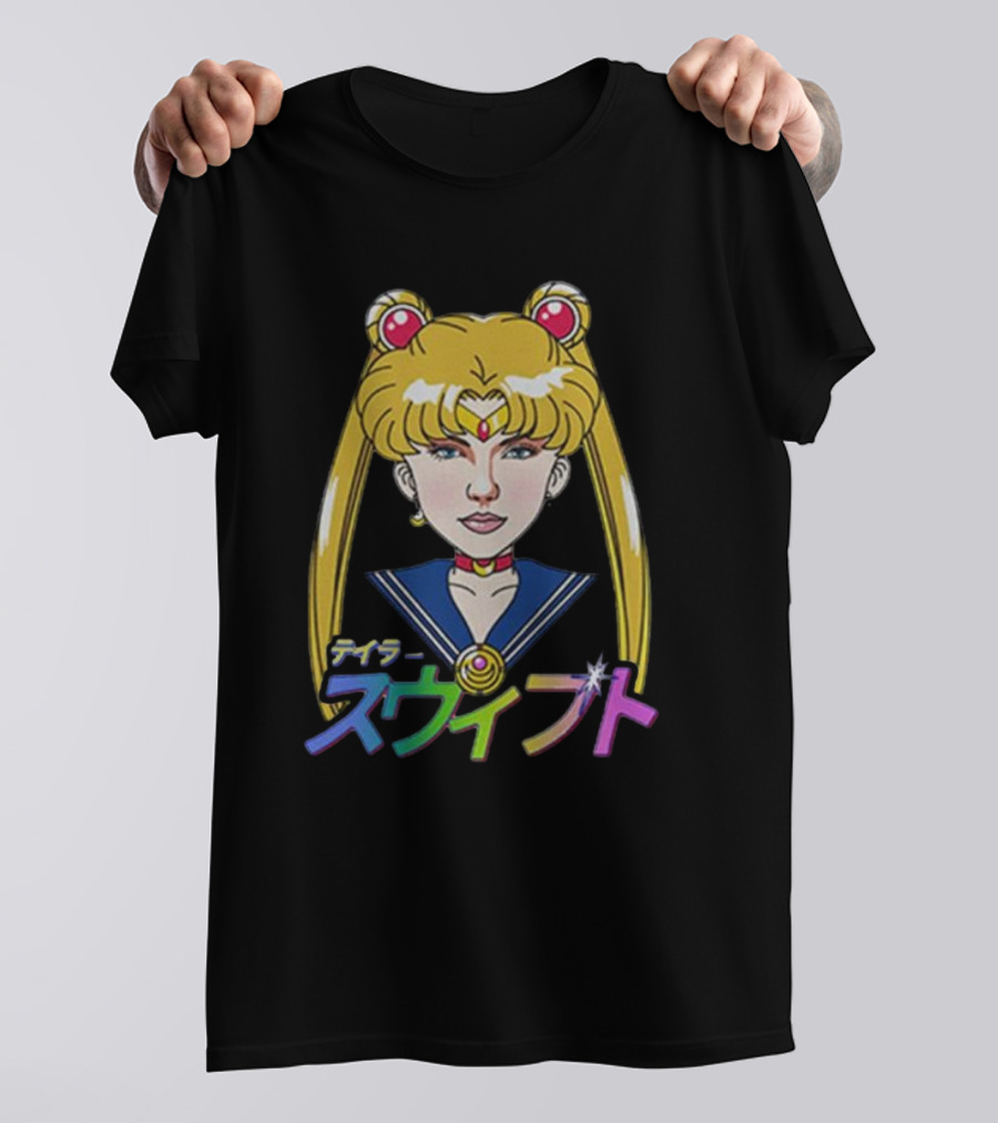 Sailor Moon Taylor Swift Anime Crossover Meme T-Shirt