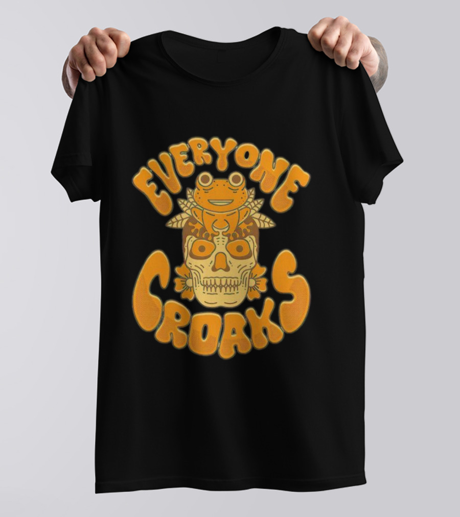 Everyone Croaks Sugar Skull Frog T-Shirt