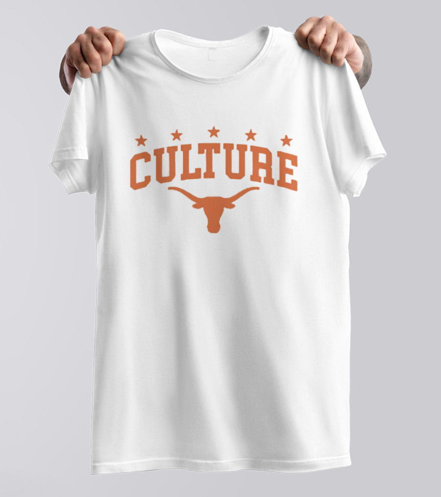 Texas Longhorns Culture Five Stars T-Shirt