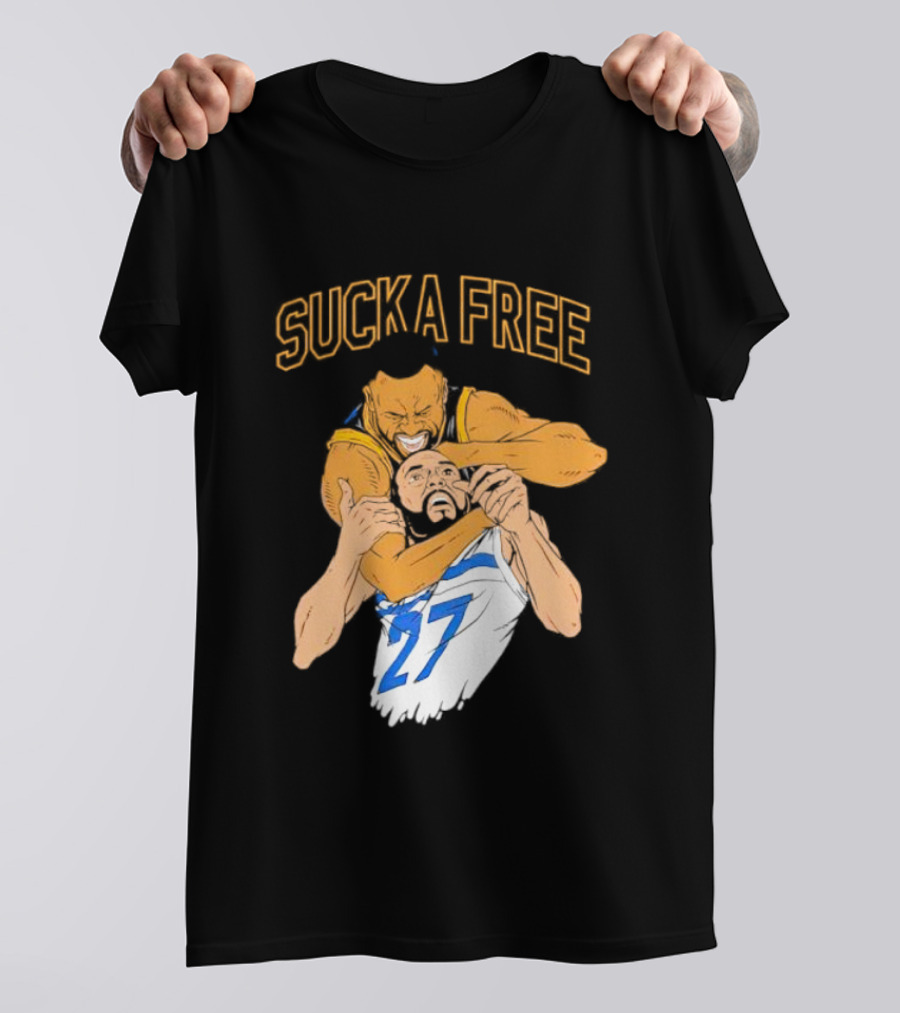 SUCKA FREE Dray Physical Play Basketball Meme T-Shirt