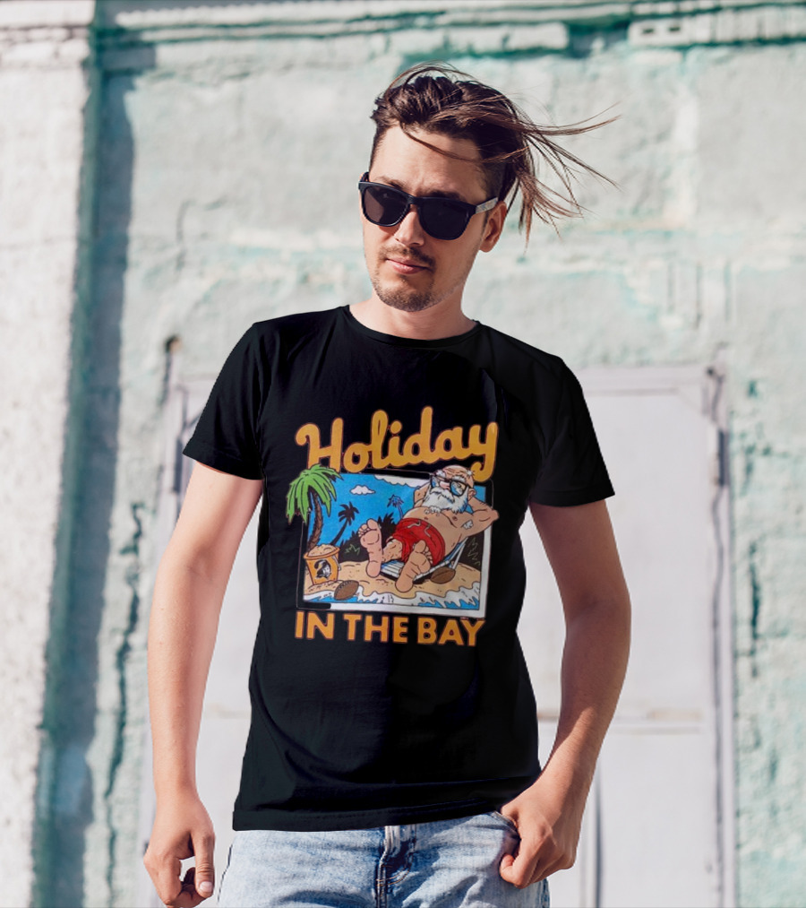 Holiday In The Bay Tampa Bay Buccaneers Christmas T-Shirt
