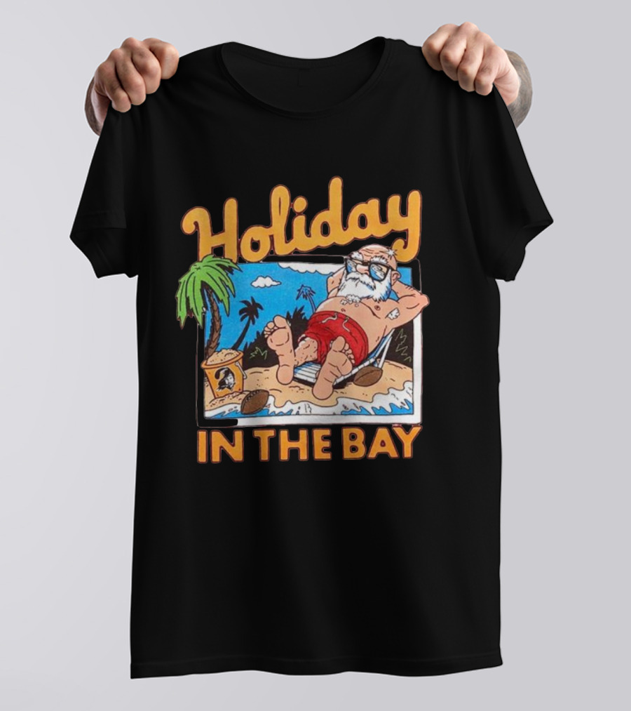 Holiday In The Bay Tampa Bay Buccaneers Christmas T-Shirt