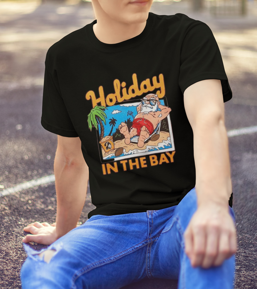 Holiday In The Bay Tampa Bay Buccaneers Christmas T-Shirt
