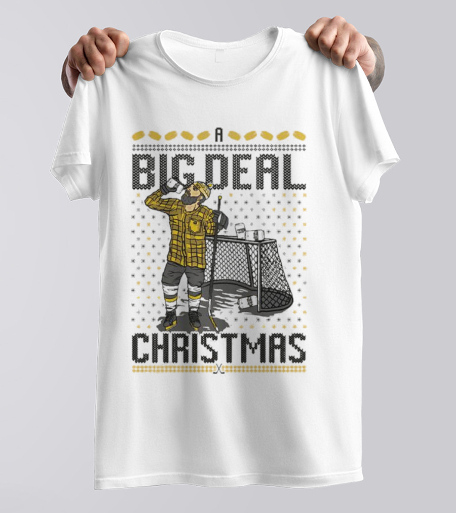 Big Deal Christmas Hockey Goalie T-Shirt