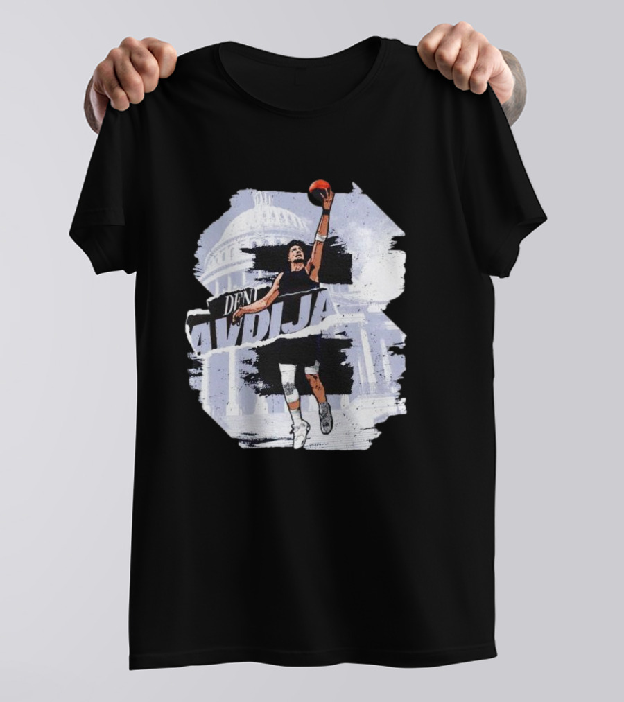 Deni Avdija Basketball Washington Capitol T-Shirt