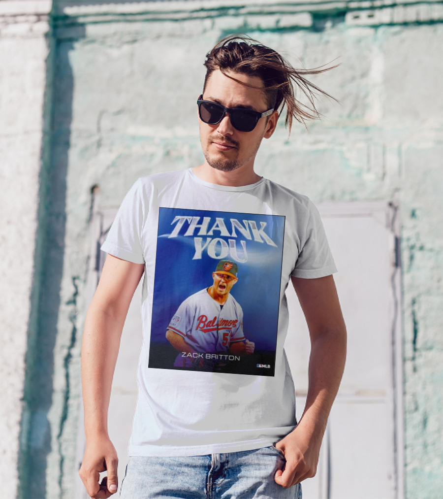 Zack Britton Baltimore Orioles Thank You MLB T-Shirt