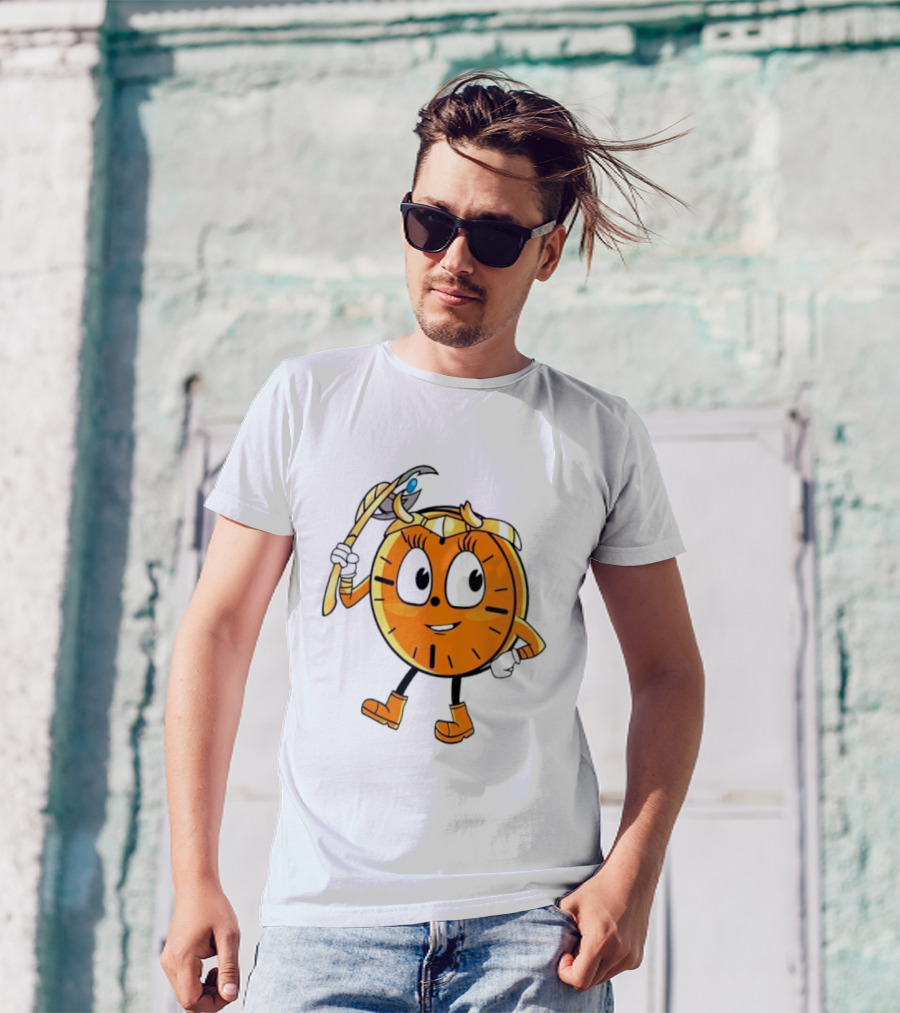 Time For Glorious Purpose Clock Character With Scepter T-Shirt