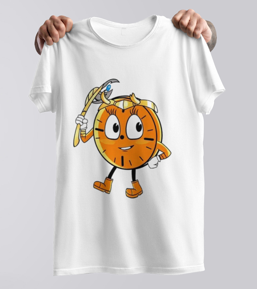 Time For Glorious Purpose Clock Character With Scepter T-Shirt