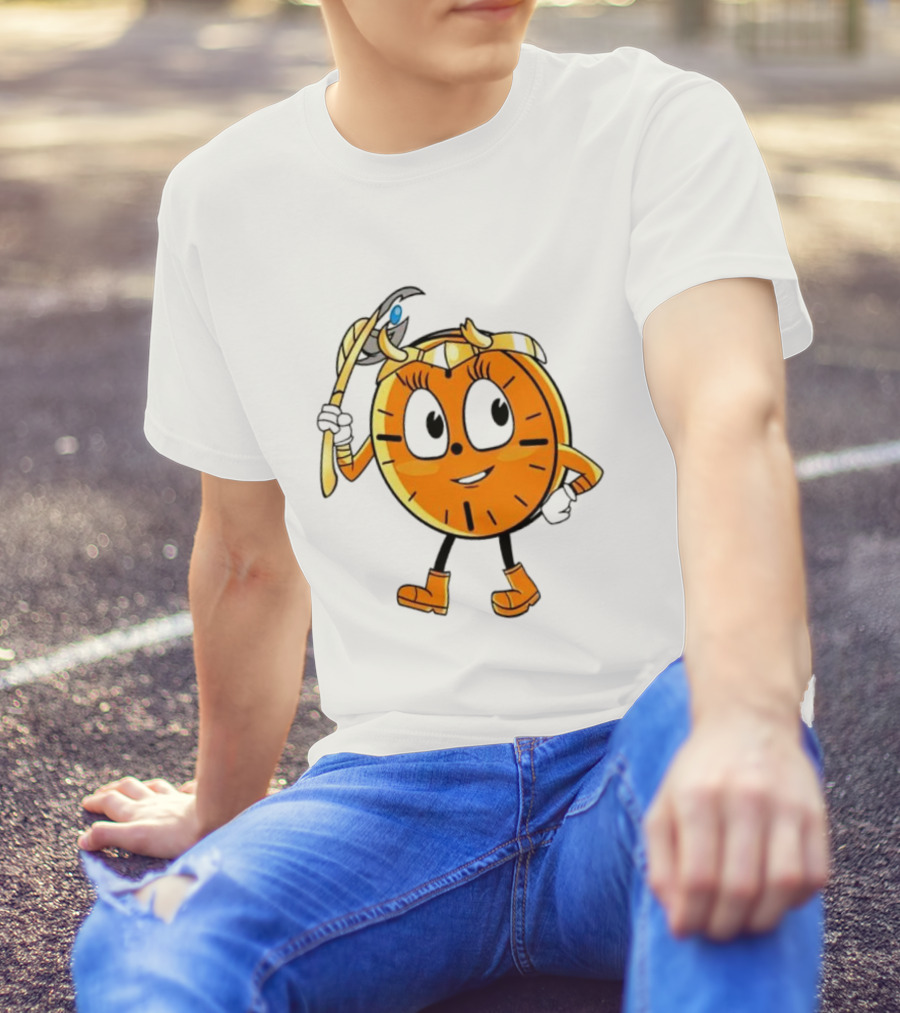 Time For Glorious Purpose Clock Character With Scepter T-Shirt