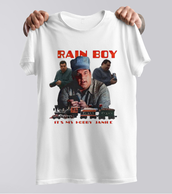Tony Soprano Train Boy It's My Hobby Janice T-Shirt
