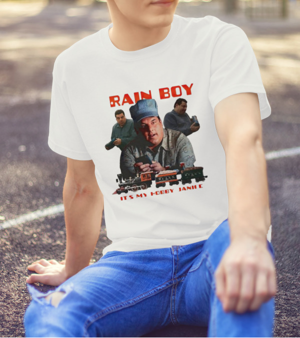 Tony Soprano Train Boy It's My Hobby Janice T-Shirt