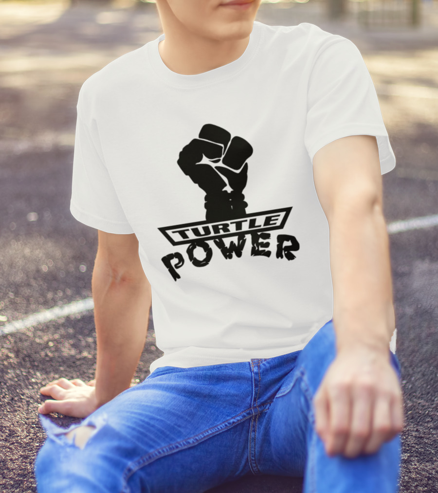 Turtle Power Fist Revolution Bold Iconic T-Shirt