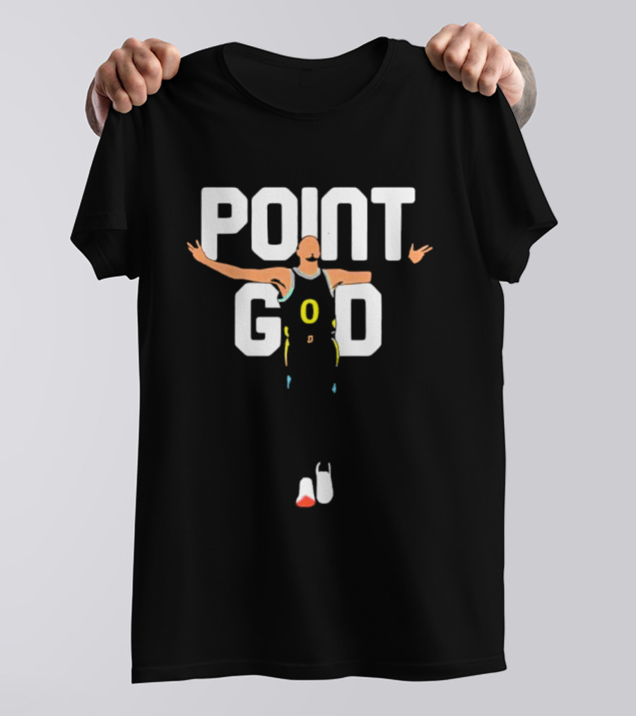 Point God Tyrese Haliburton Basketball Pose T-Shirt