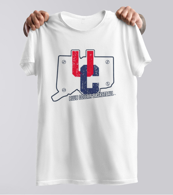 UC Blue Collar Basketball Connecticut T-Shirt